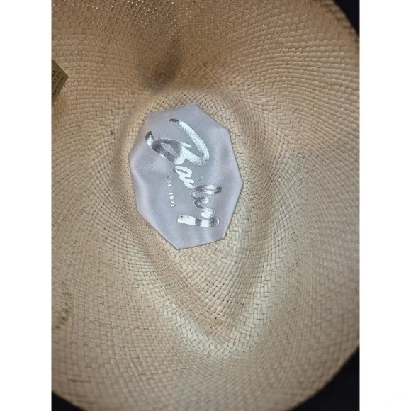 Bailey Of Hollywood Hat Fedora Mens S Beige Straw Summer Casual Made In USA